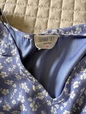 Sienna Sky Lavender Floral V‑Neck Sleep Chemise